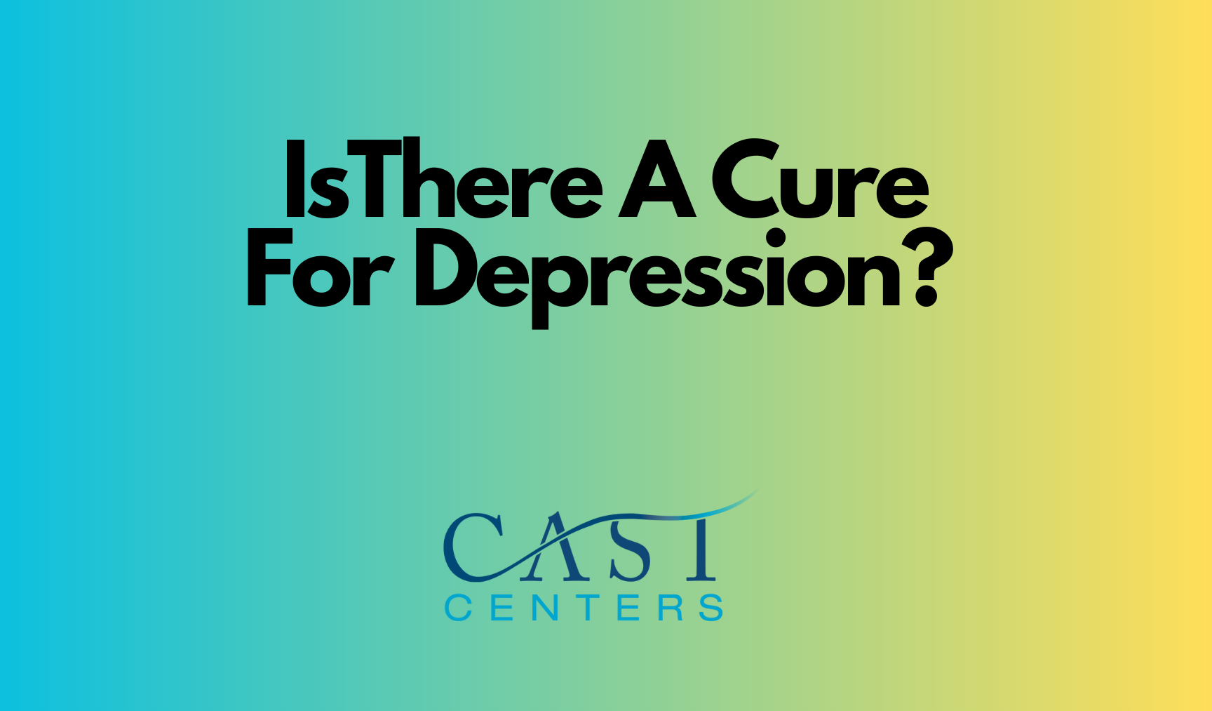 Is there a cure for depression?
